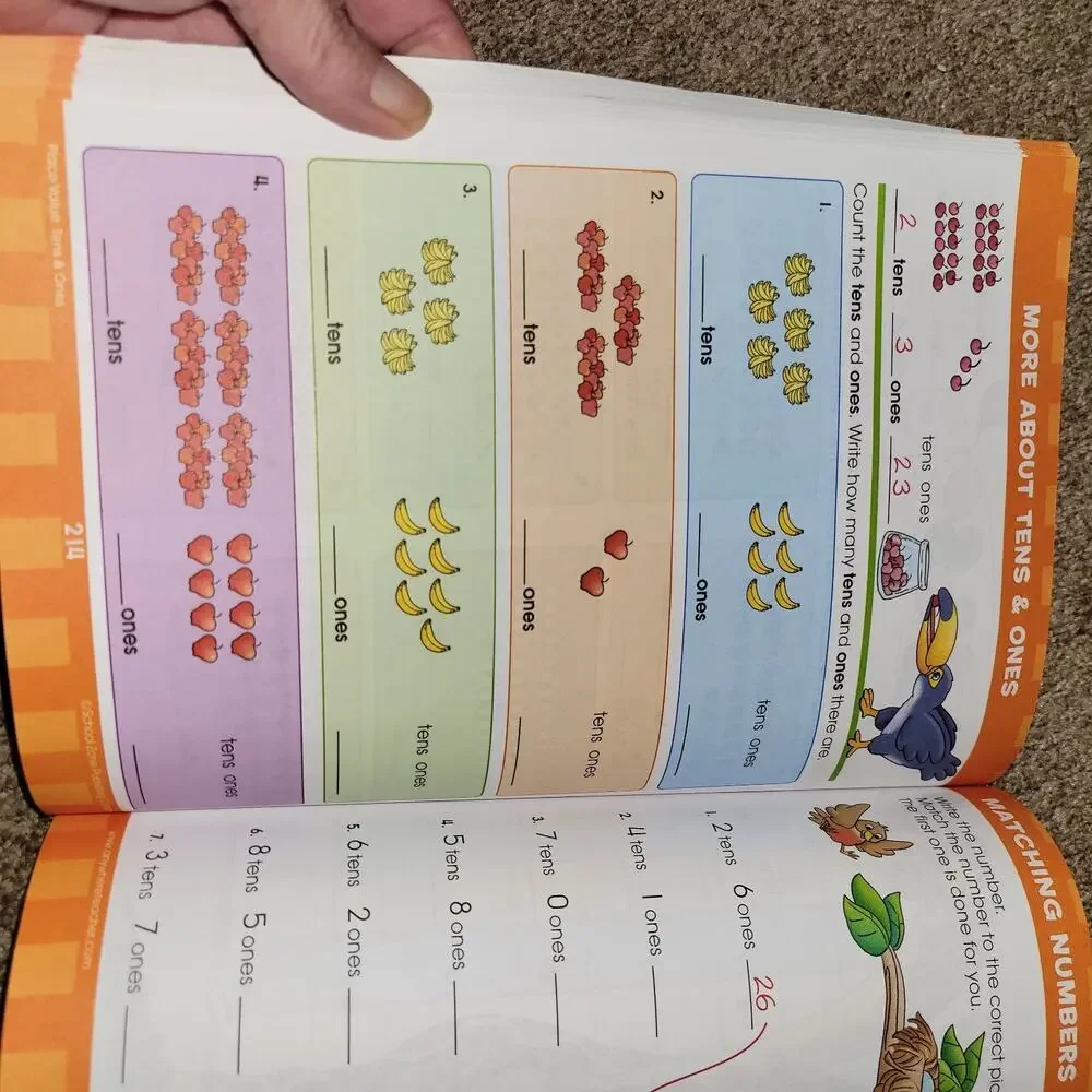 School Zone Big‎ First Grade Beginning Reading Math-Word-Time Workbook, Ages 6-7
